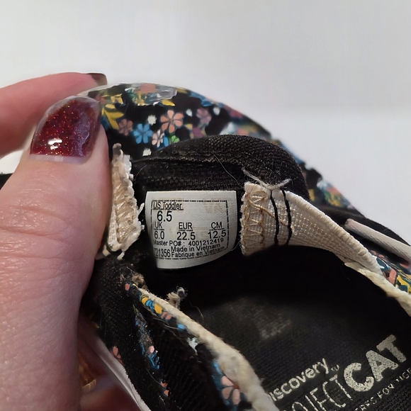 Kids Floral Shoes - Black - Picture 8 of 8